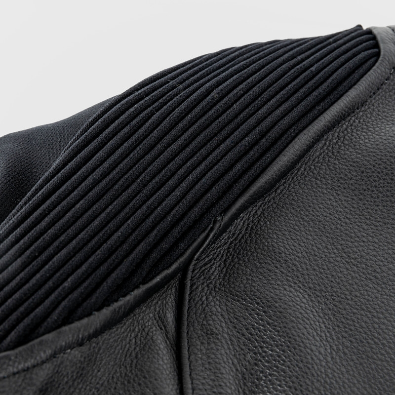 Rebelhorn Veloce Leder Motorradjacke schwarz-weiß