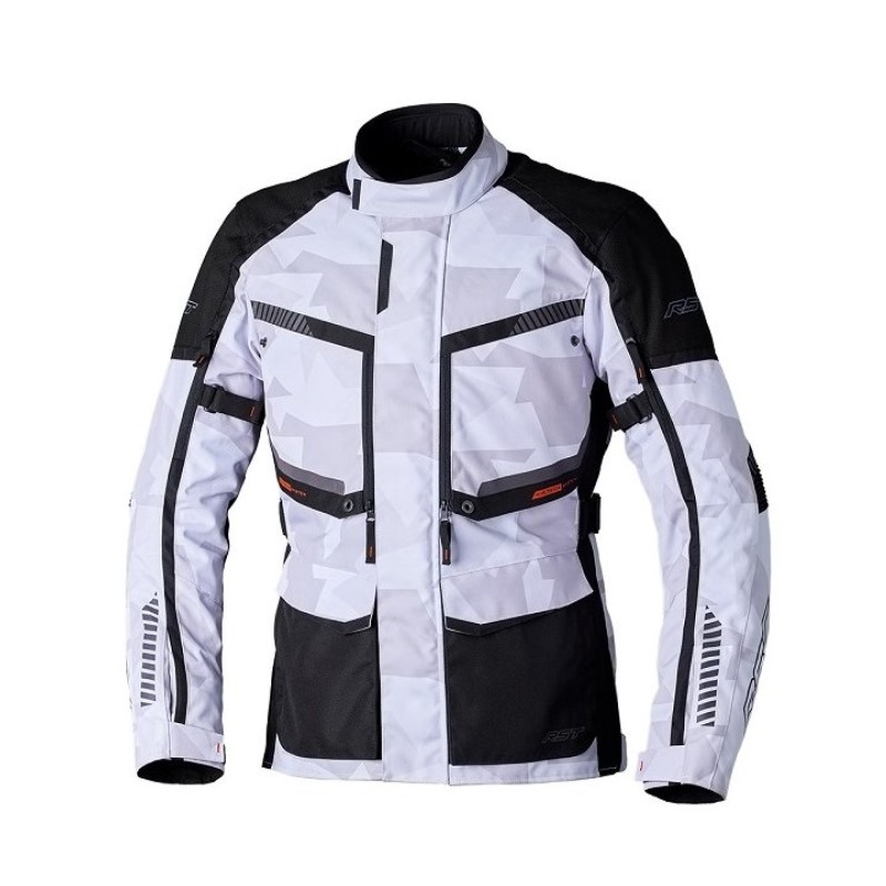Motorradjacke RST Maverick Evo schwarz-silber camo Ausverkauf