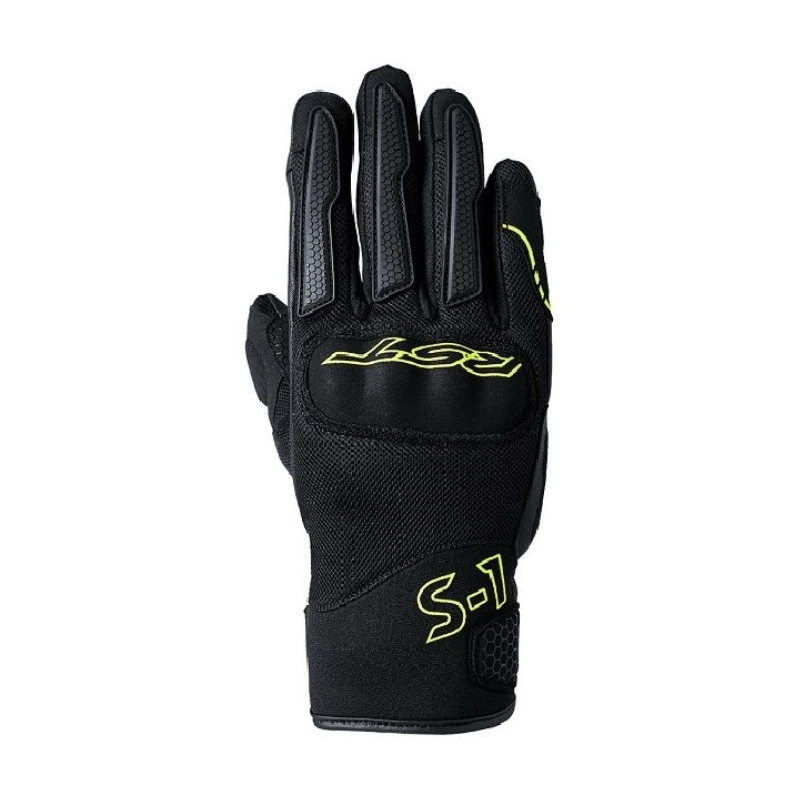 Motorradhandschuhe RST S-1 Mesh schwarz-fluo gelb Ausverkauf