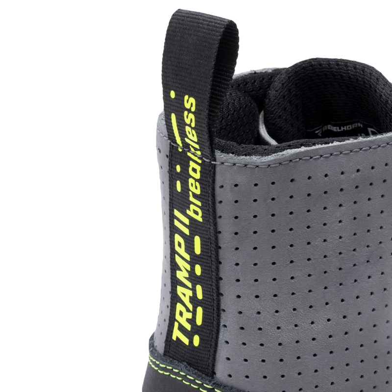 Motorradstiefel Rebelhorn Tramp II grau-fluo gelb Ausverkauf