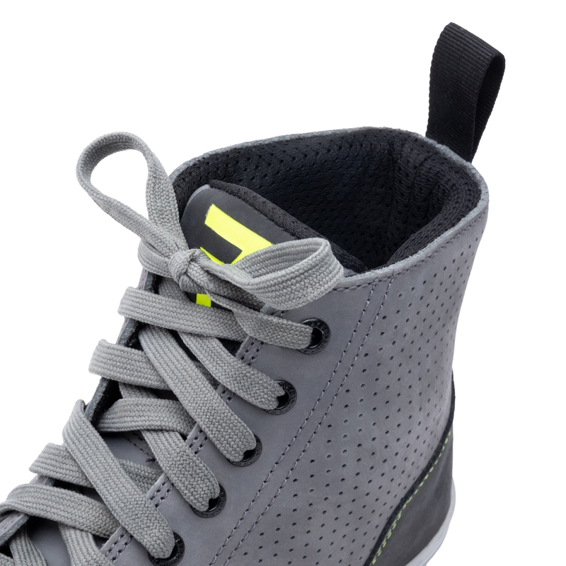 Motorradstiefel Rebelhorn Tramp II grau-fluo gelb Ausverkauf