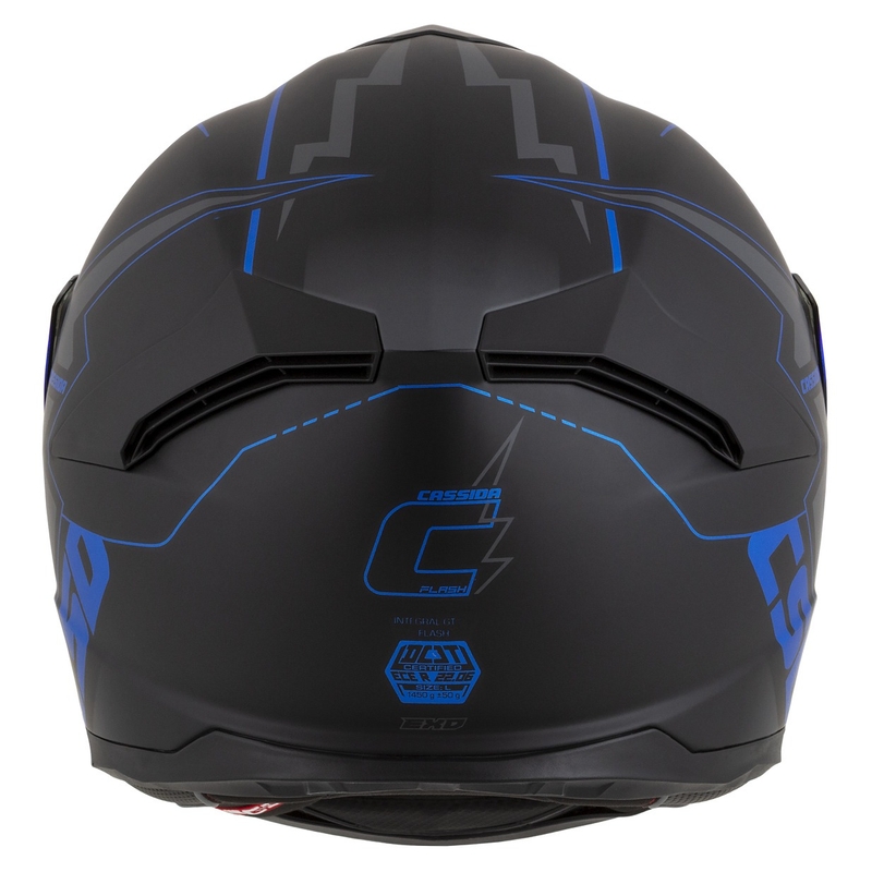 Integral Motorradhelm Cassida Integral GT 2.1 Flash schwarz-blau-grau