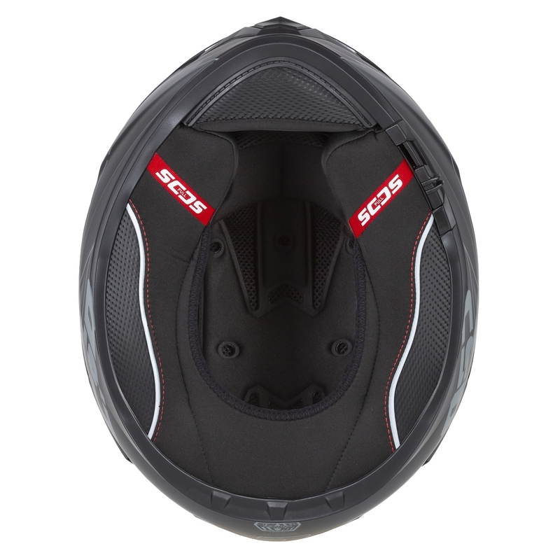 Cassida Integral GT 2.1 Flash Schwarz-Grau Integral-Motorradhelm