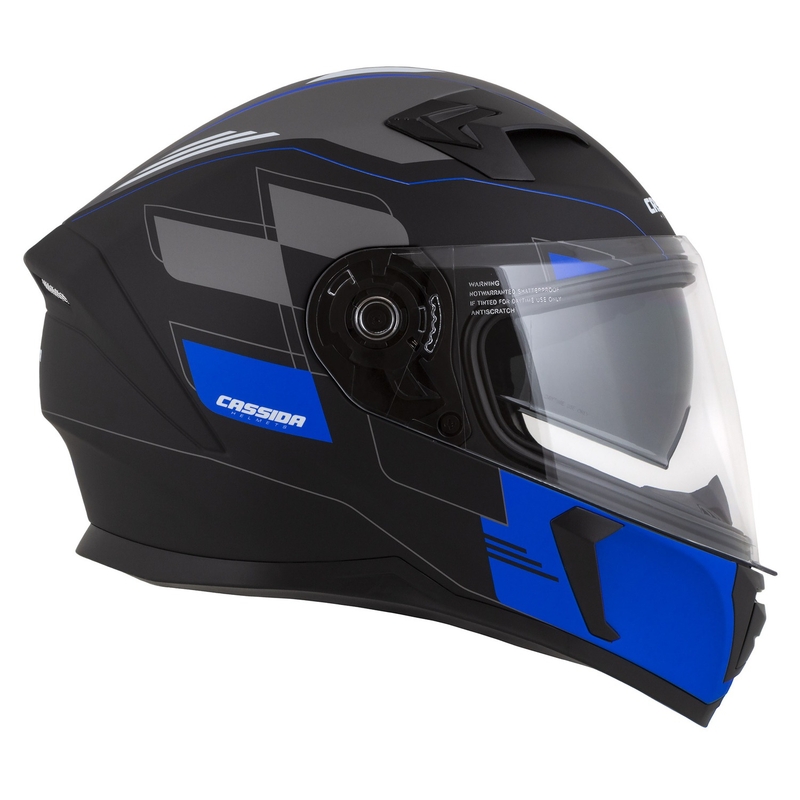 Integralhelm Cassida Integral 3.0 RoxoR schwarz-grau-blau