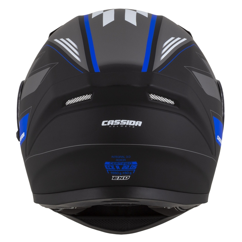 Integralhelm Cassida Integral 3.0 RoxoR schwarz-grau-blau