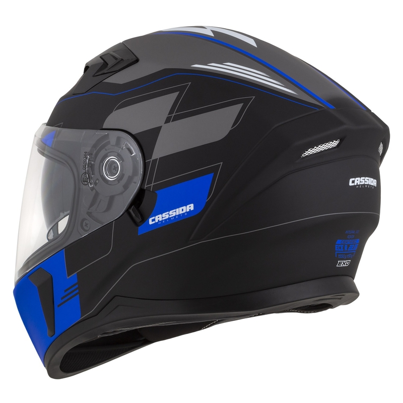 Integralhelm Cassida Integral 3.0 RoxoR schwarz-grau-blau