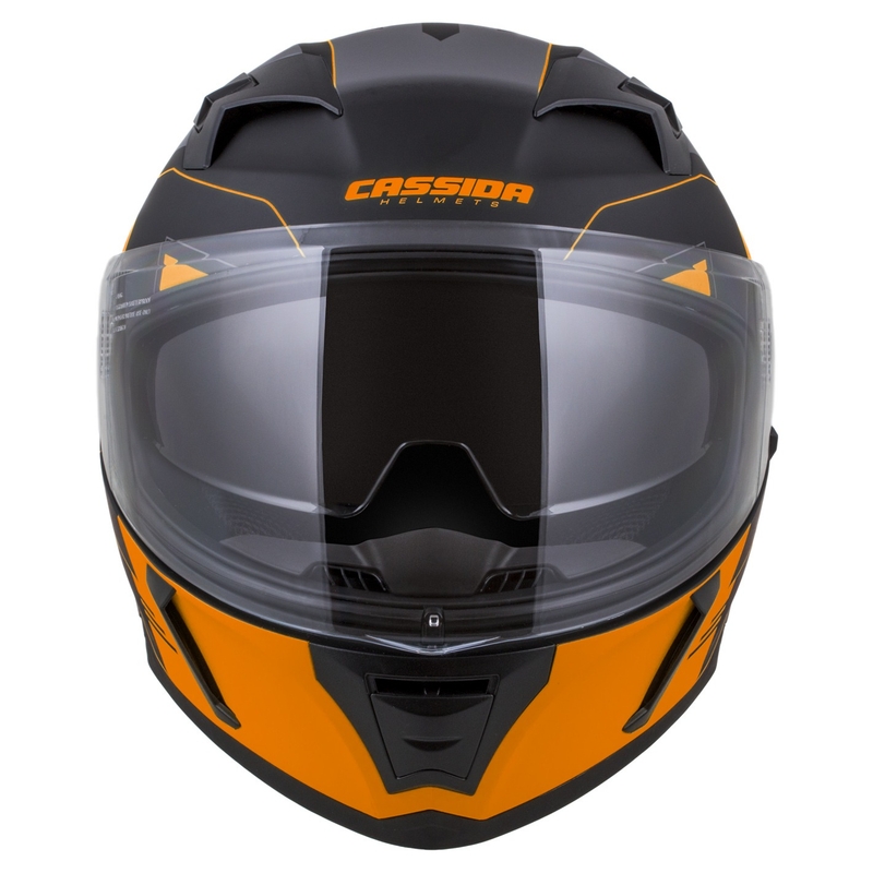 Integralhelm Cassida Integral 3.0 RoxoR schwarz-orange