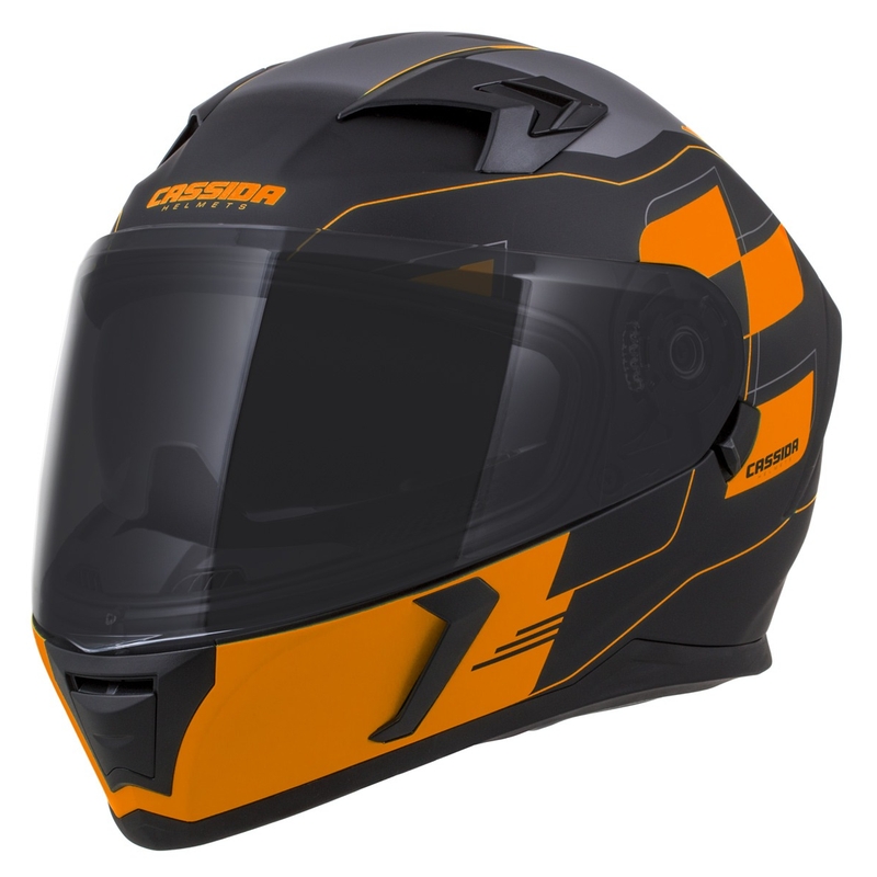 Integralhelm Cassida Integral 3.0 RoxoR schwarz-orange