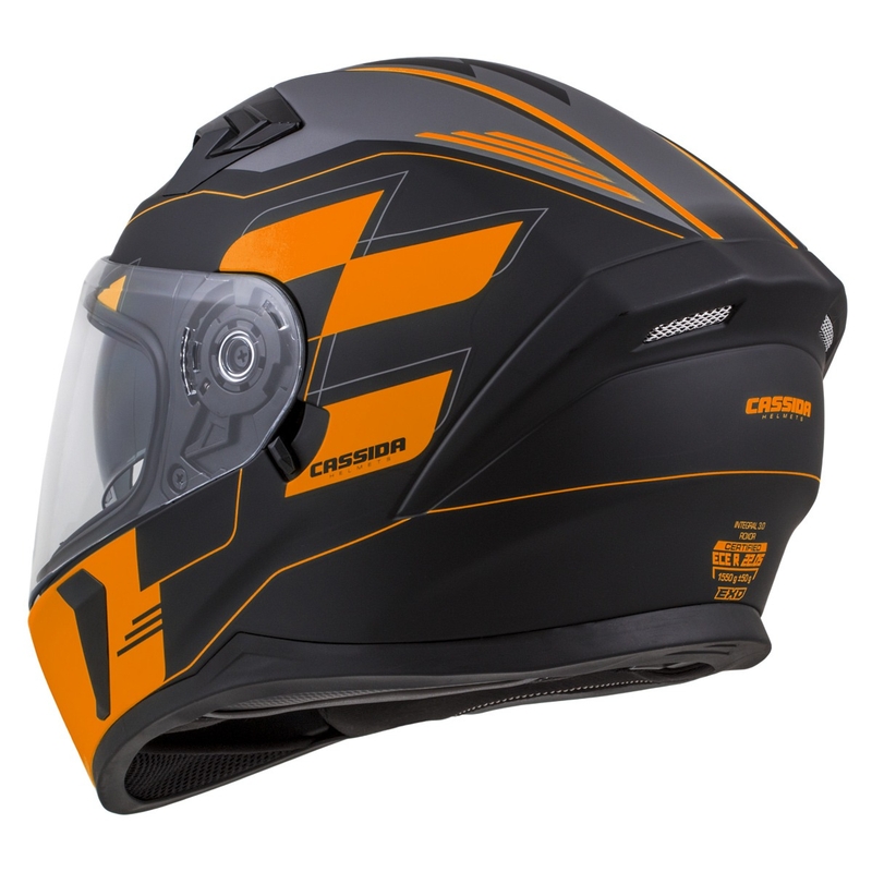 Integralhelm Cassida Integral 3.0 RoxoR schwarz-orange