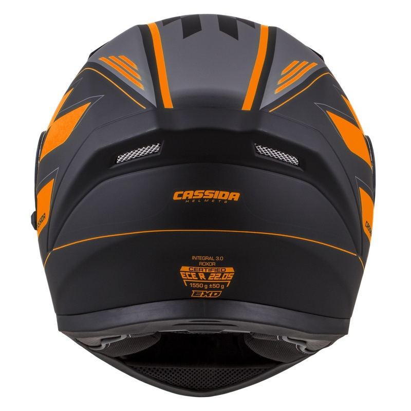 Integralhelm Cassida Integral 3.0 RoxoR schwarz-orange