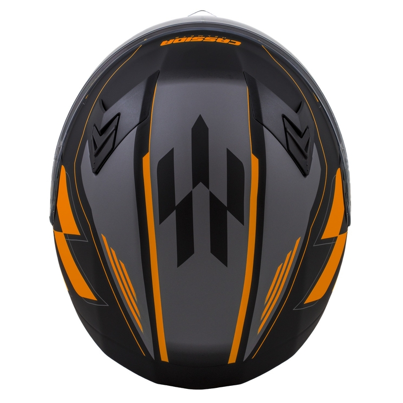 Integralhelm Cassida Integral 3.0 RoxoR schwarz-orange