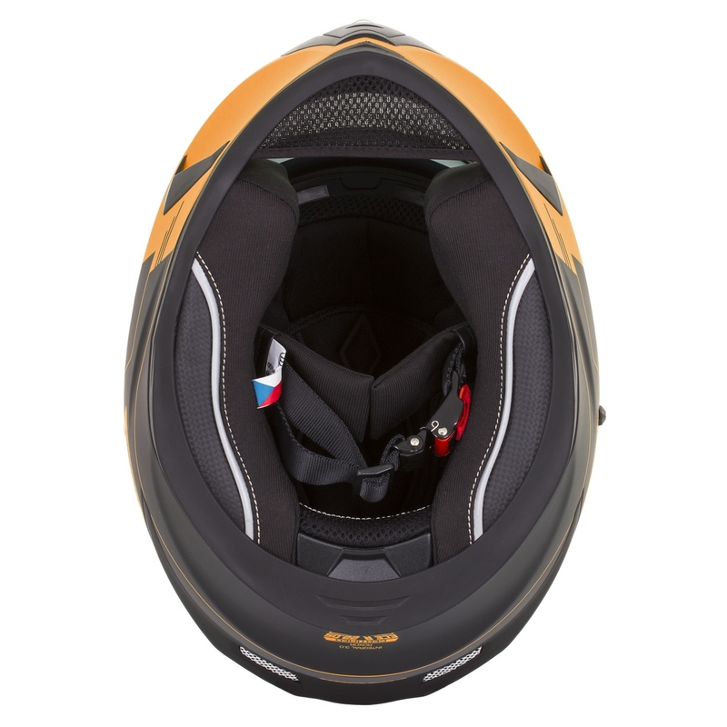 Integralhelm Cassida Integral 3.0 RoxoR schwarz-orange
