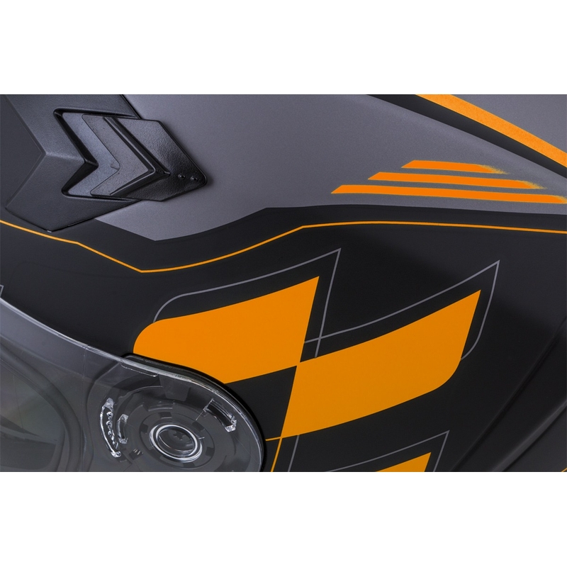 Integralhelm Cassida Integral 3.0 RoxoR schwarz-orange
