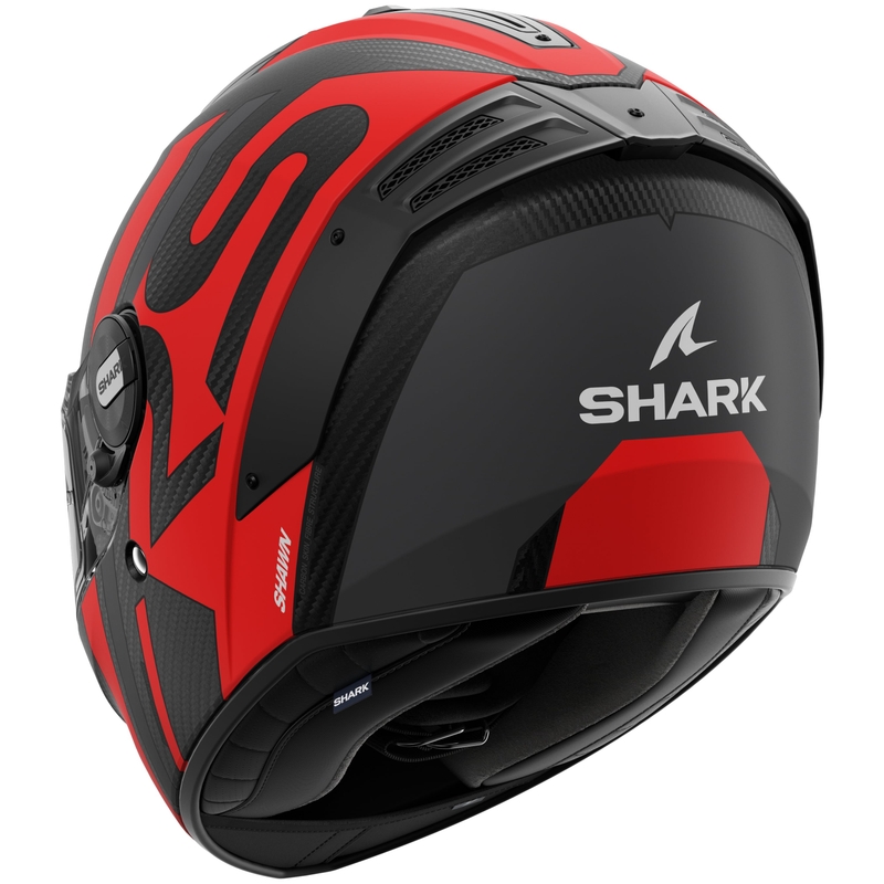 Integral Motorradhelm SHARK SPARTAN RS Carbon Shawn Mat schwarz-rot