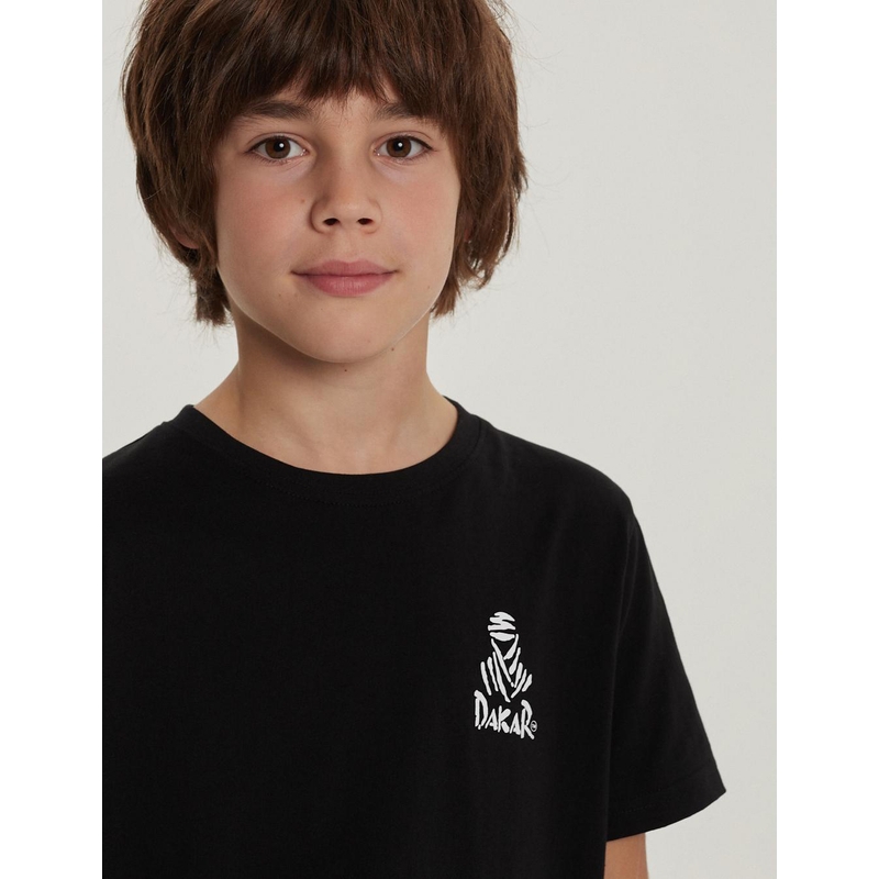 Kinder-T-Shirt DAKAR DKR KID 322 schwarz
