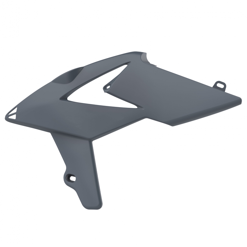 Radiator scoops POLISPORT (pair) Nardo Grey