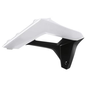 Radiator scoops POLISPORT 8424700002 (pair) weiss/schwarz