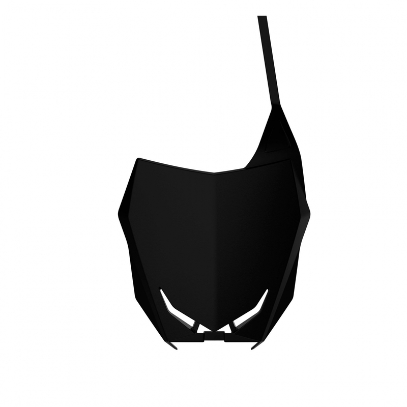 Number plate POLISPORT restyling schwarz