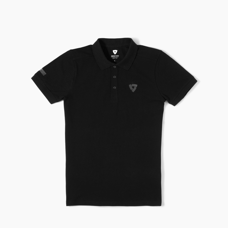 Poloshirt Revit Throwback schwarz Ausverkauf