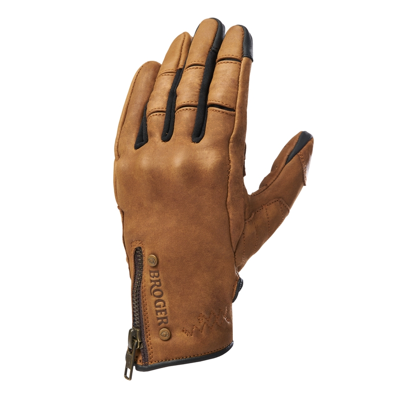 Broger Florida Motorradhandschuhe für Frauen in Cognacbraun Ausverkauf