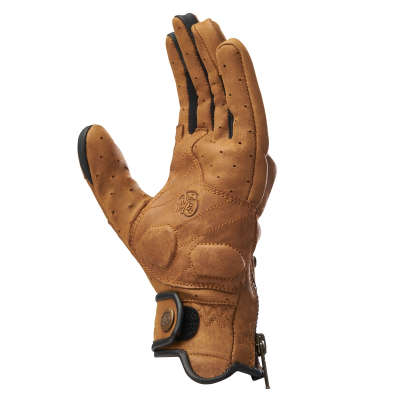Broger Florida Motorradhandschuhe für Frauen in Cognacbraun Ausverkauf
