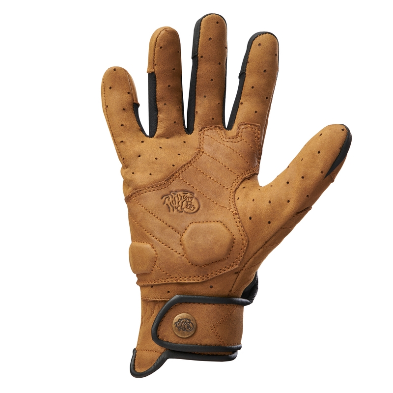 Broger Florida Motorradhandschuhe für Frauen in Cognacbraun Ausverkauf