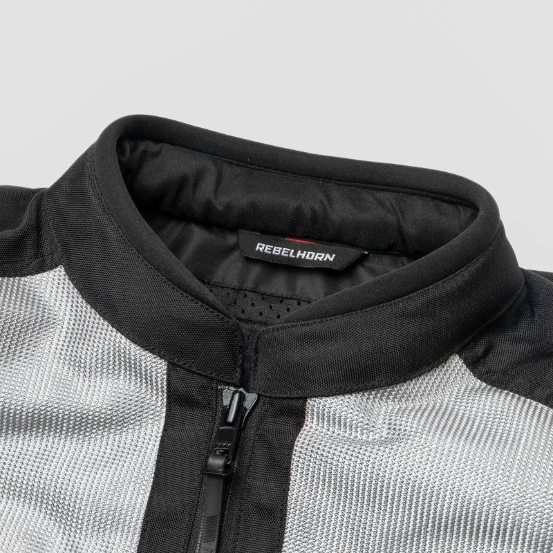 Rebelhorn Scandal II Motorradjacke silber-schwarz