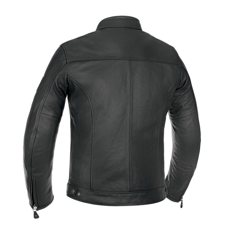 Oxford Walton Schwarze Motorradjacke aus Leder