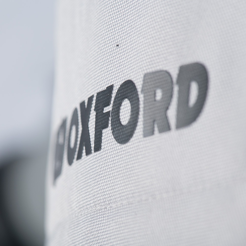 Oxford Dakar D2D Air silber-blau-fluorgelbe Motorradjacke