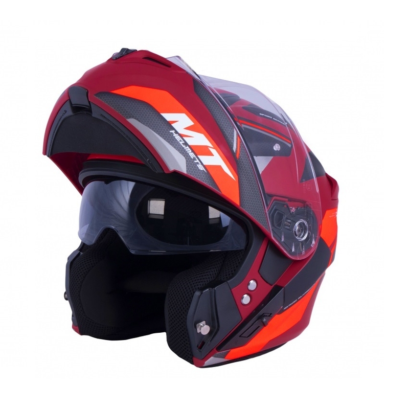 MT Storm ST-ONE Motorradhelm rot-schwarz - II. Qualität