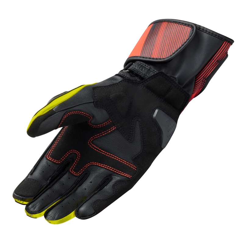 Motorradhandschuhe Revit Metis 2 schwarz-fluo gelb Ausverkauf