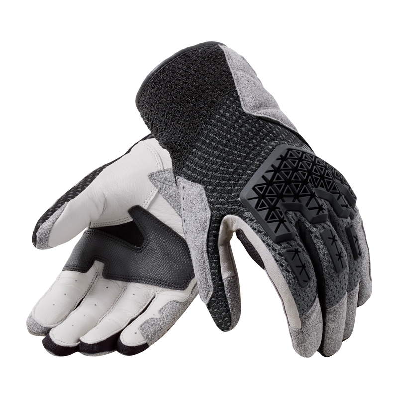 Motorradhandschuhe Revit Offtrack 2 schwarz-silber