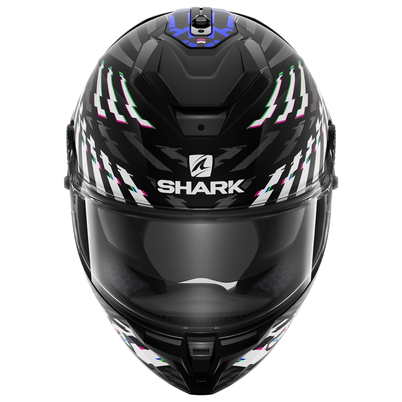 Integrální přilba na motorku SHARK SPARTAN GT E-BRAKE černo-bílo-antracitová