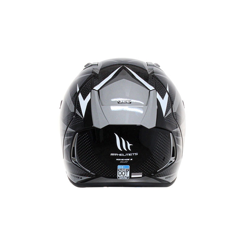 MT FF110 Revenge 2 Integral-Motorradhelm Kley Weiß-Grau-Schwarz Sale Ausverkauf
