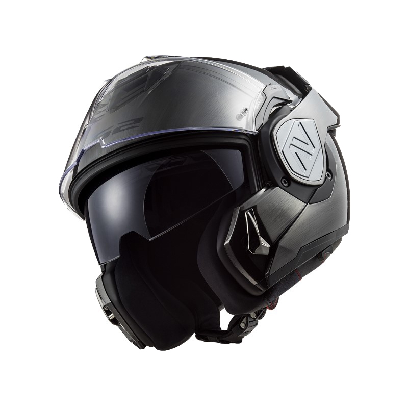 Klappbarer Motorradhelm LS2 FF906 Advant Jeans 06 grau