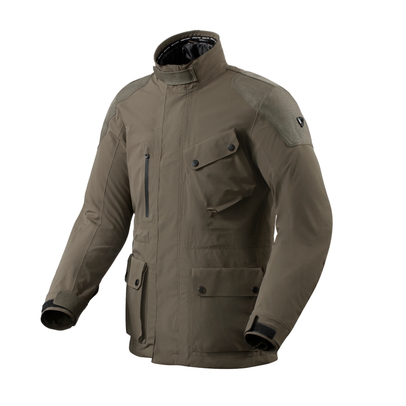 Revit Denver H2O Motorradjacke dunkelgrün Ausverkauf