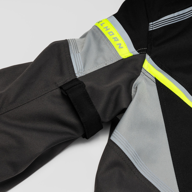 Rebelhorn Spark schwarz-grau-fluo gelb Motorradjacke Ausverkauf