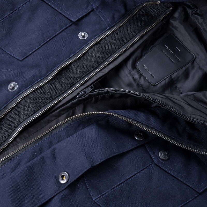 Rebelhorn Hunter dunkelblaue Motorradjacke Ausverkauf