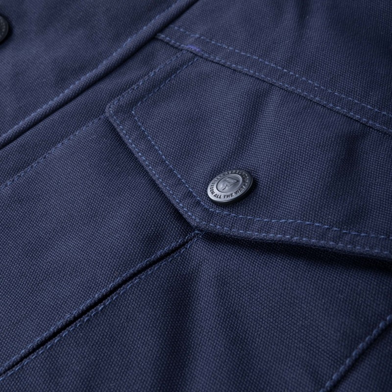 Rebelhorn Hunter dunkelblaue Motorradjacke Ausverkauf