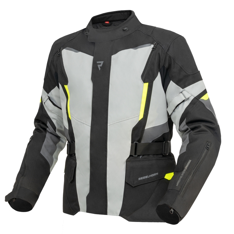 Rebelhorn Scout schwarz-grau-fluo gelb Motorradjacke Ausverkauf