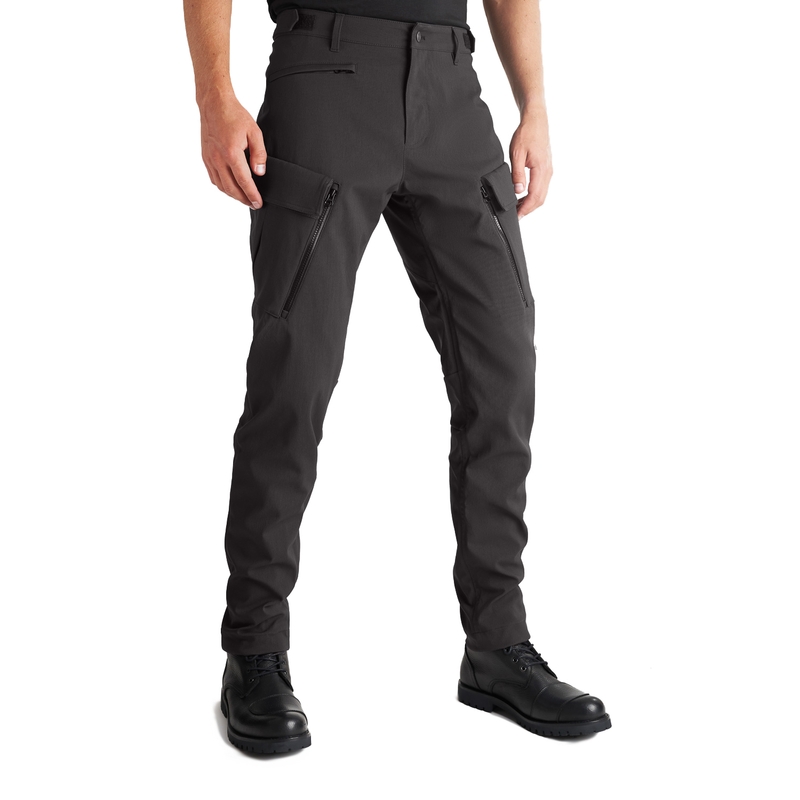 PANDO MOTO Triton WP Slim Schwarze Motorradhosen Ausverkauf
