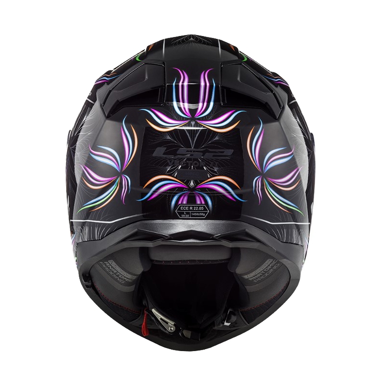 Motorradhelm LS2 FF811 Vector II Tropical weiß-schwarz