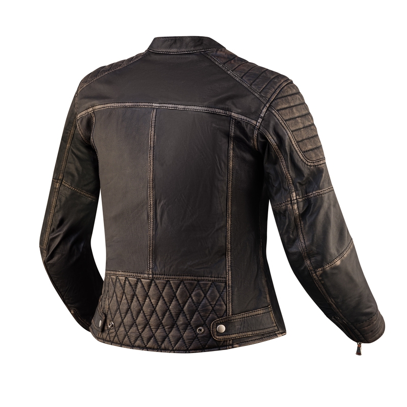 Rebelhorn Hunter Pro Vintage Motorradjacke für Frauen Ausverkauf
