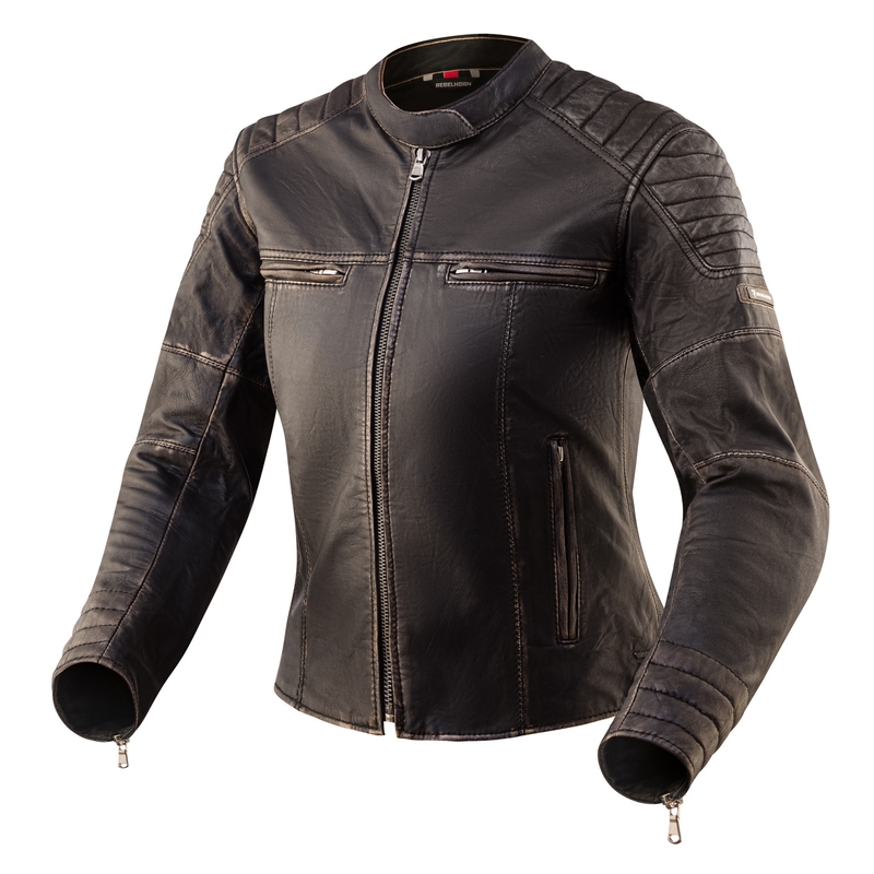 Rebelhorn Hunter Pro Vintage Motorradjacke für Frauen Ausverkauf