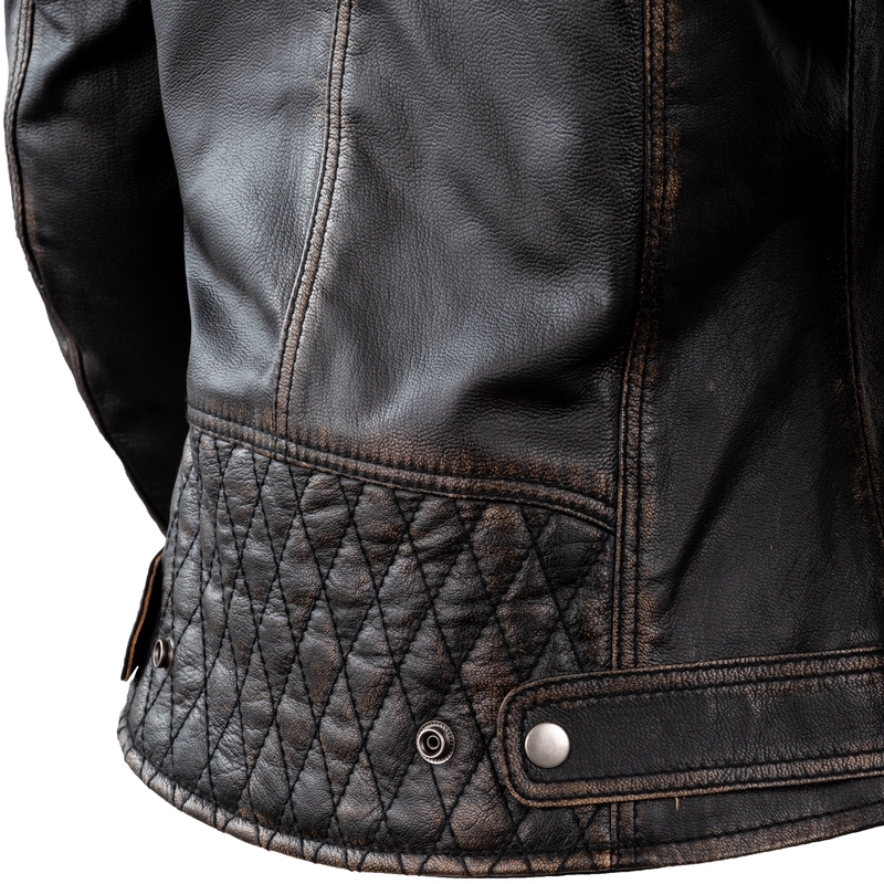 Rebelhorn Hunter Pro Vintage Motorradjacke für Frauen Ausverkauf