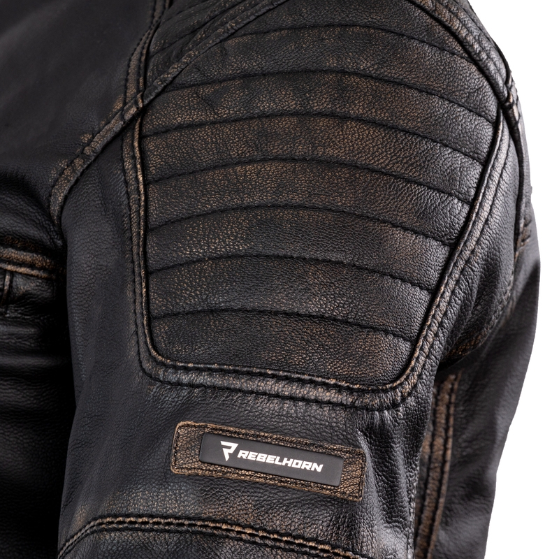 Rebelhorn Hunter Pro Vintage Motorradjacke für Frauen Ausverkauf