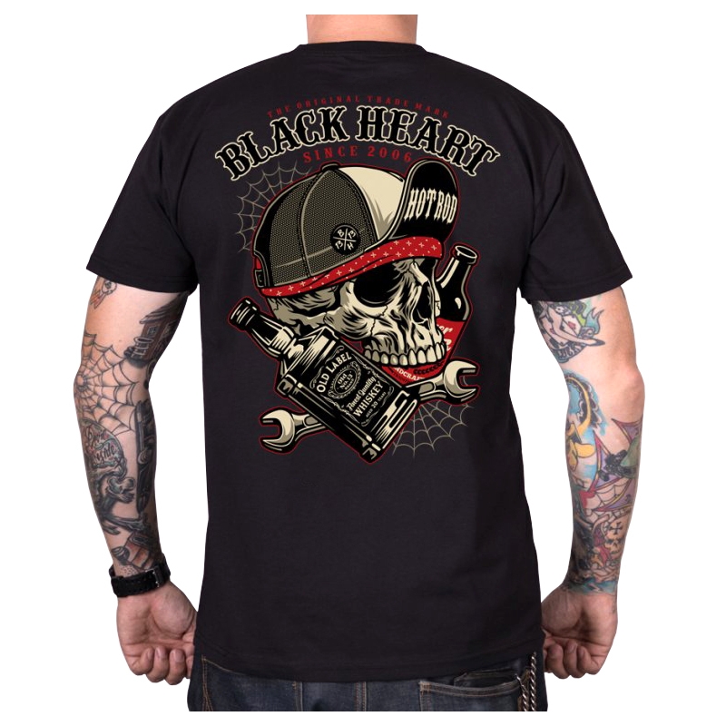 Herren-T-Shirt Black Heart Commander schwarz