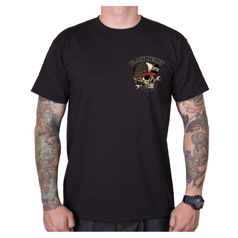 Herren-T-Shirt Black Heart Commander schwarz