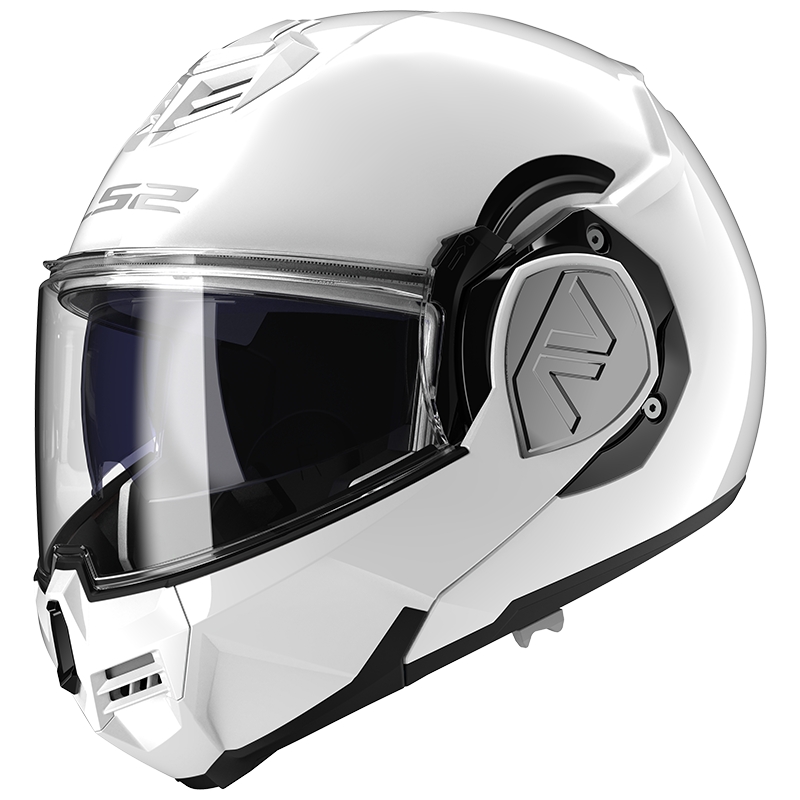 Klappbarer Motorradhelm LS2 FF906 Advant Solid weiß
