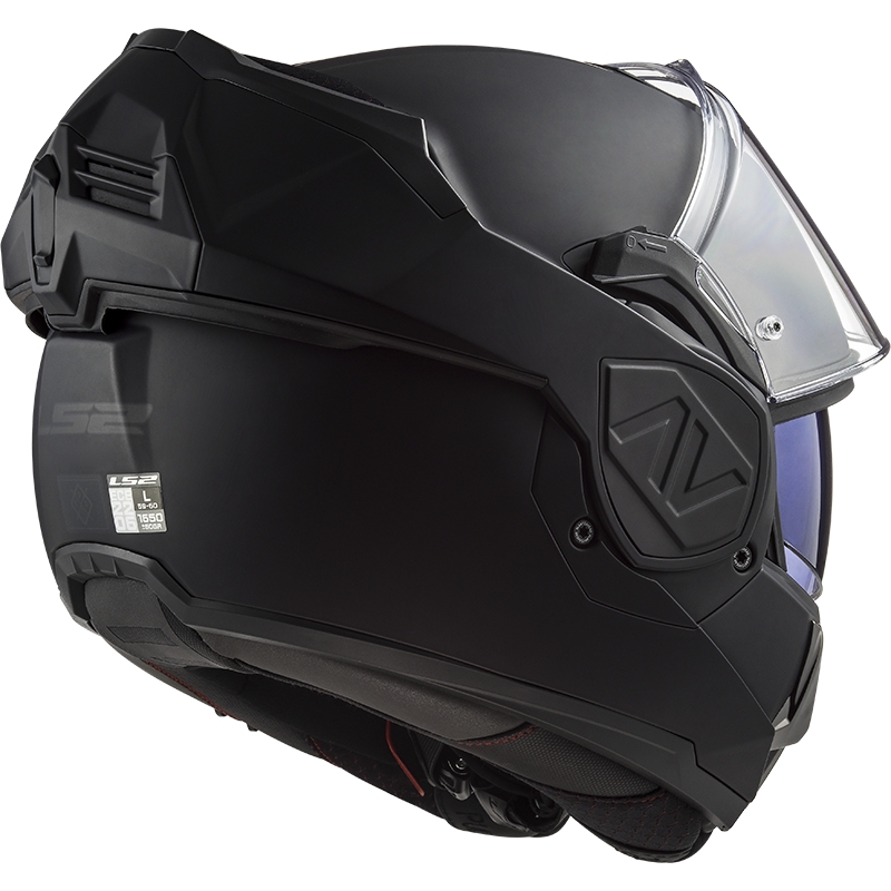 Klappbarer Motorradhelm LS2 FF906 Advant Noir-06 schwarz